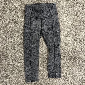 Lululemon Fast and Free crop leggings